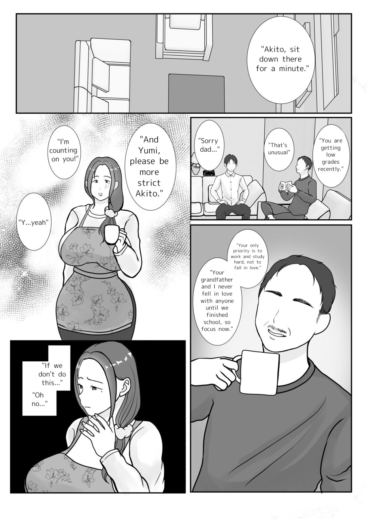 Hentai Manga Comic-I'm madly in love with my mom. 1-Read-58